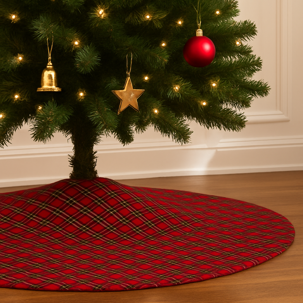 Classic Tartan Plaid 53" Christmas Tree Skirt