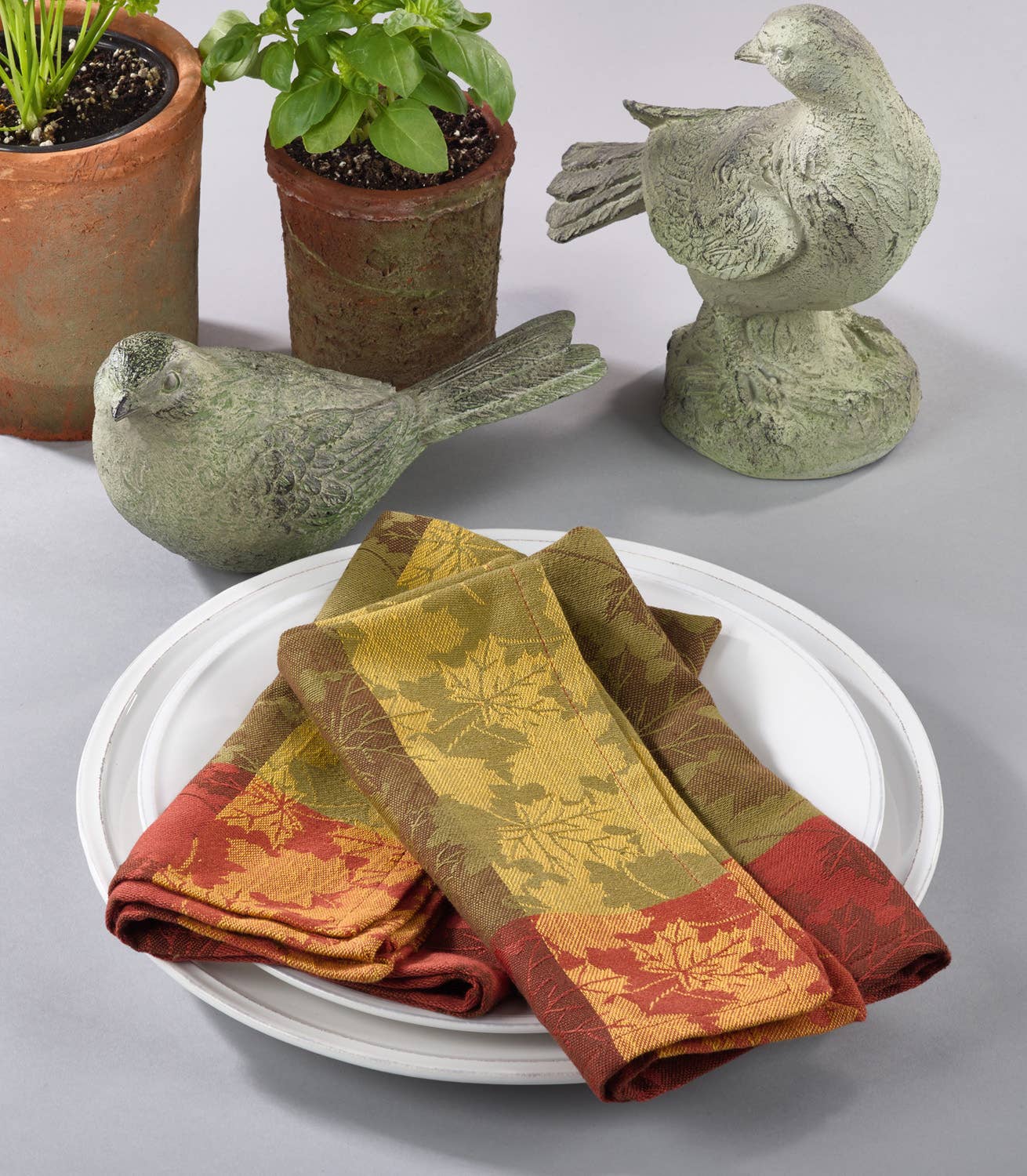 1221 - Foliage Cotton Thanksgiving 20" Dinner Napkin