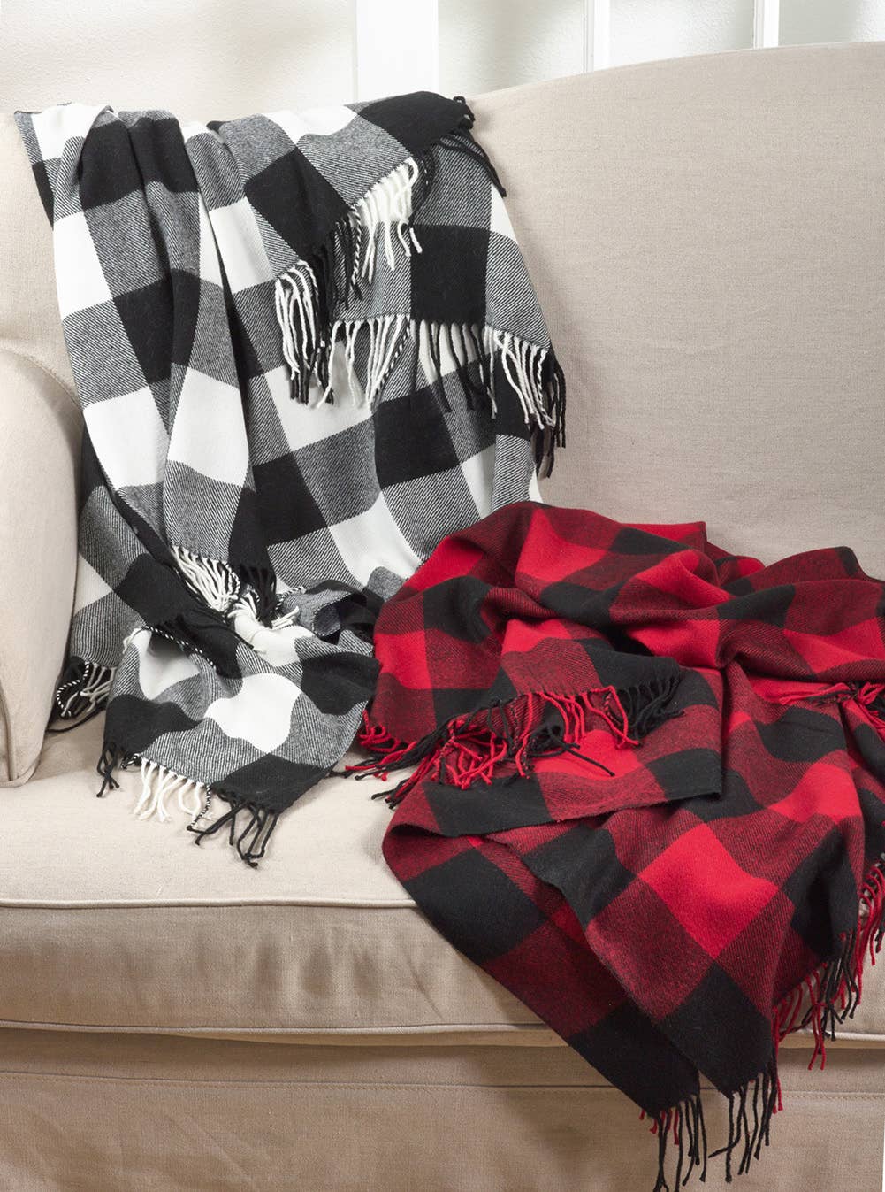 Buffalo Plaid Decorative Throw Blanket