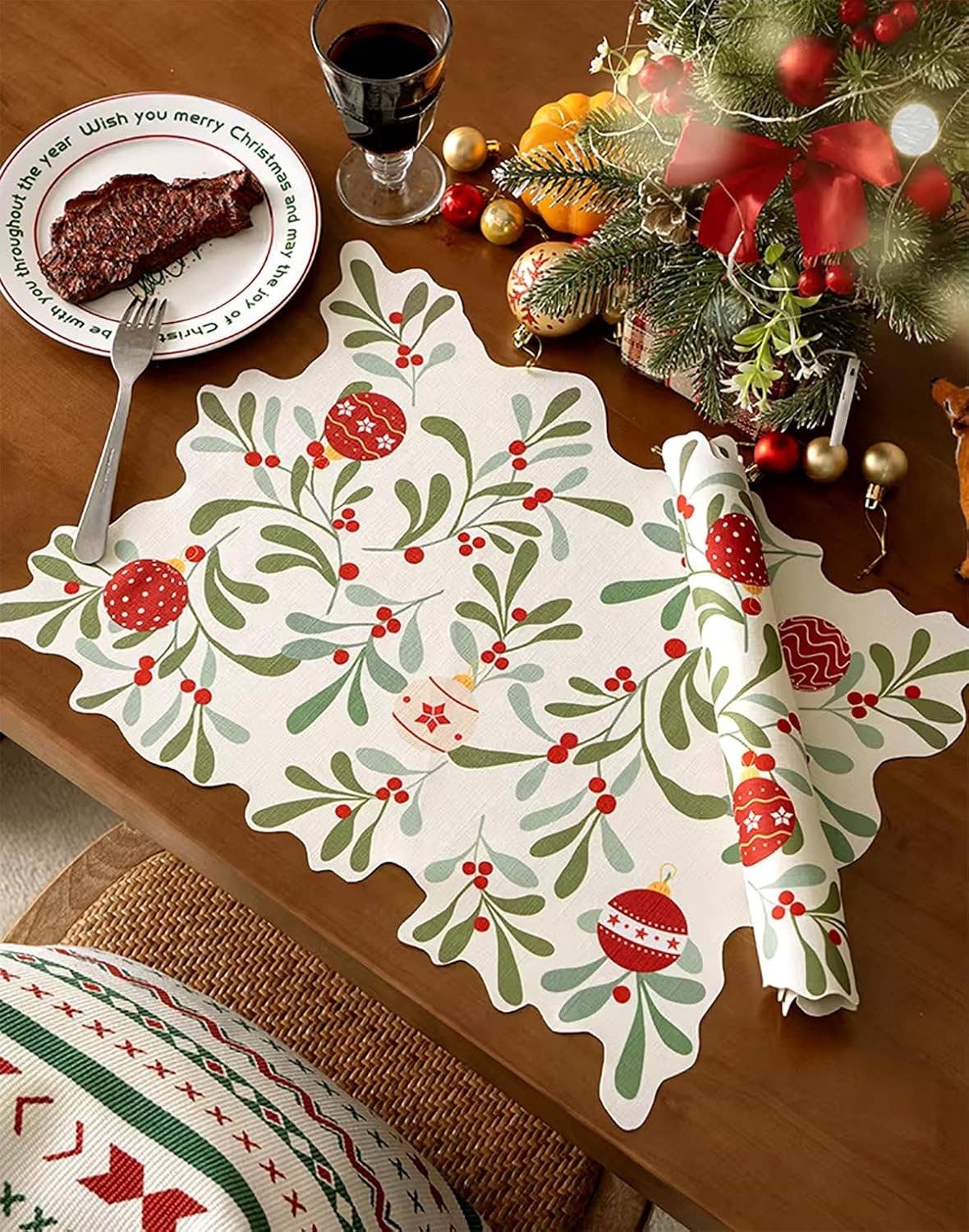 Christmas Design 13"X19" Placemat