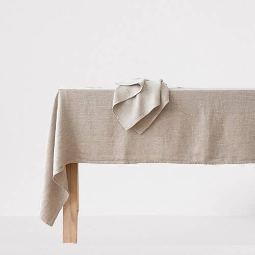 Classic Solid Natural Tablecloth