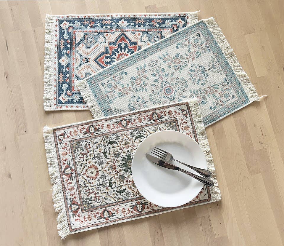 Antique Turkish Print 14"x19" Placemat