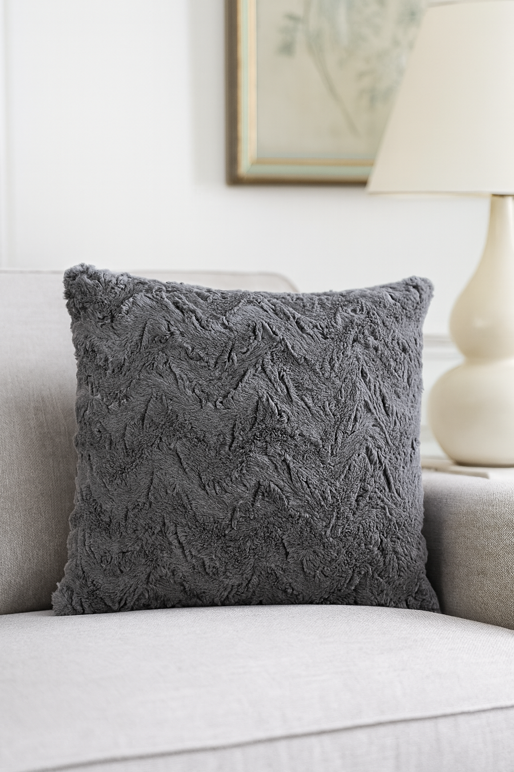 Petrol Blue Flush 18" Filled Decorative Throw Pillow