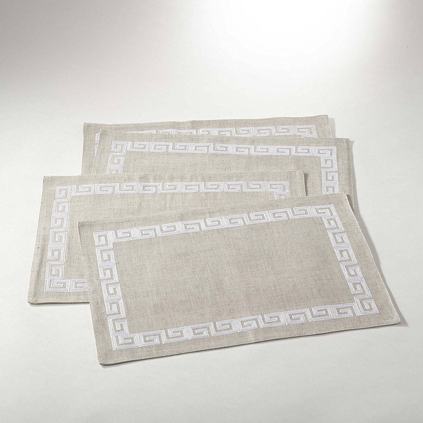 71510 - Stitched Greek Key 13"X19" Placemat