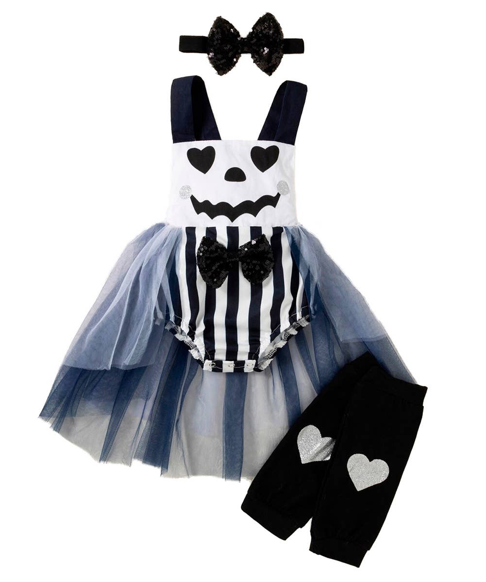 Halloween 4-Piece Baby Costume Outfit