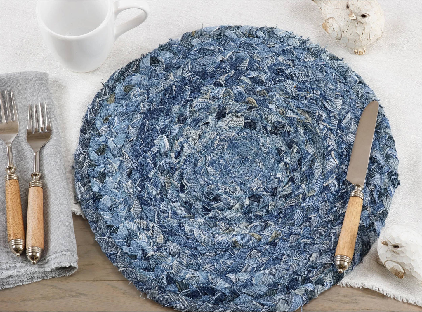 6284 - Denim Chindi Cotton 15" Placemat