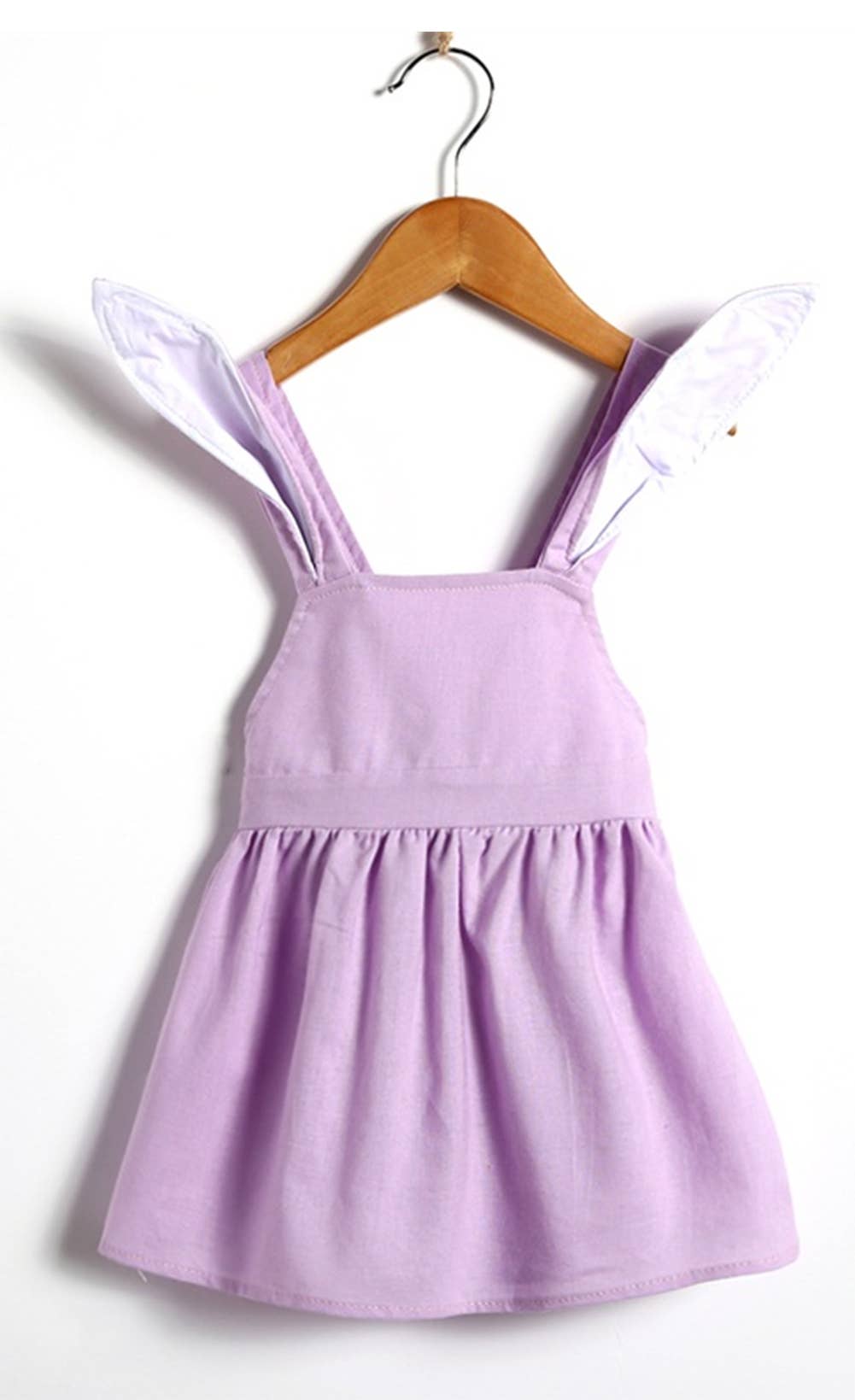 Lilac Adjustable Bunny Ears Girl Dress