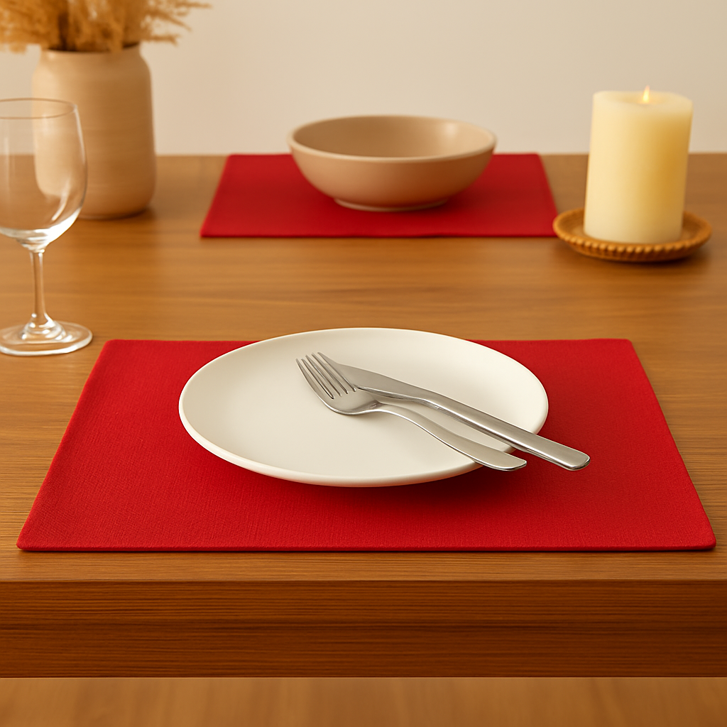 Burgundy Everyday Design 14"x20" Placemat