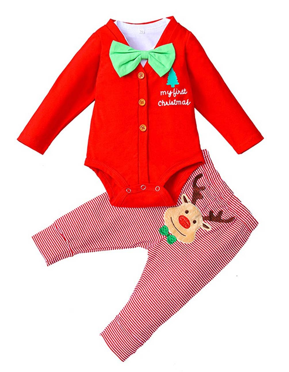 My First Christmas 3pcs Baby Outfit