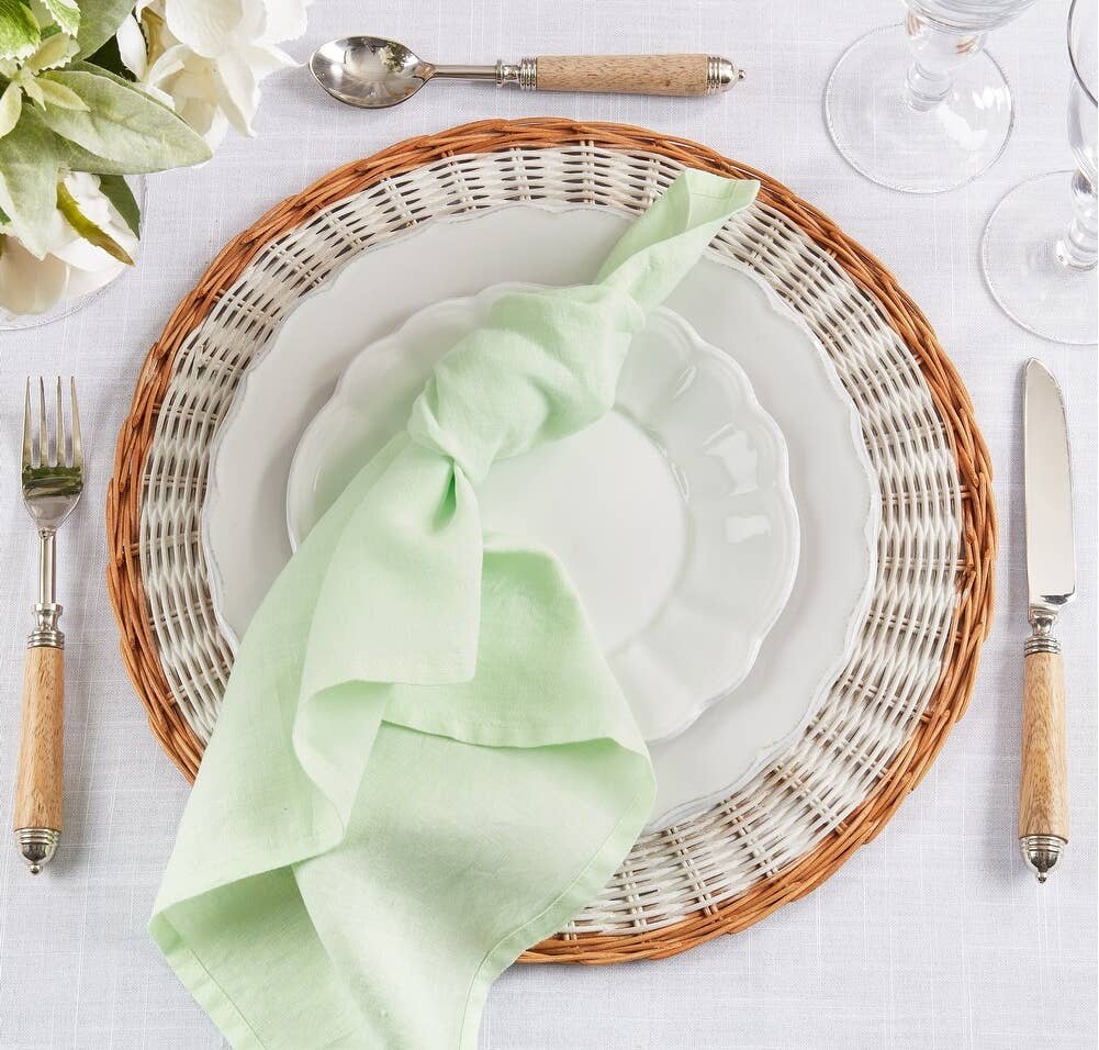 1423 - Pistachio Pure Linen 20" Dinner Napkin