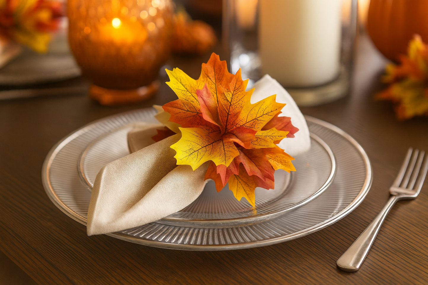 Maple Leaf Fall Napkin Ring