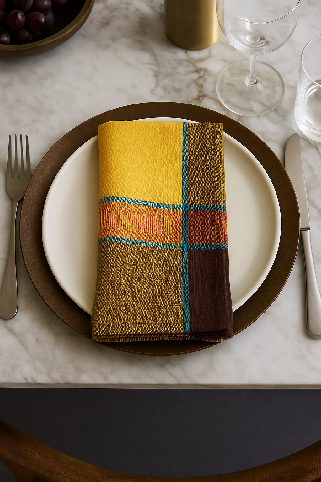 7111 - Marigold Maison Beaujard Provencal 20" Cloth Napkin