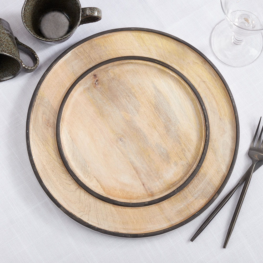 Natural Wooden 13" Charger Plate