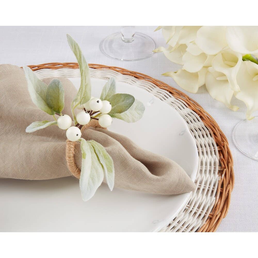 NR860 - White Berry Napkin Ring
