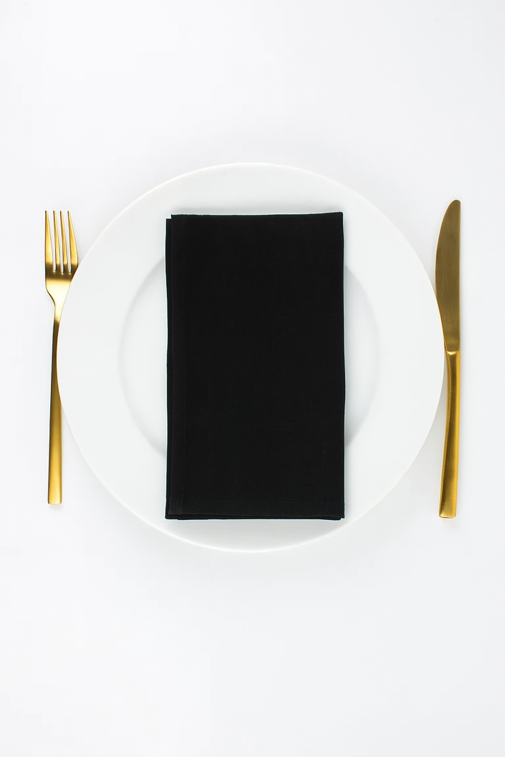 Black Everyday Design 20" Cloth Napkin