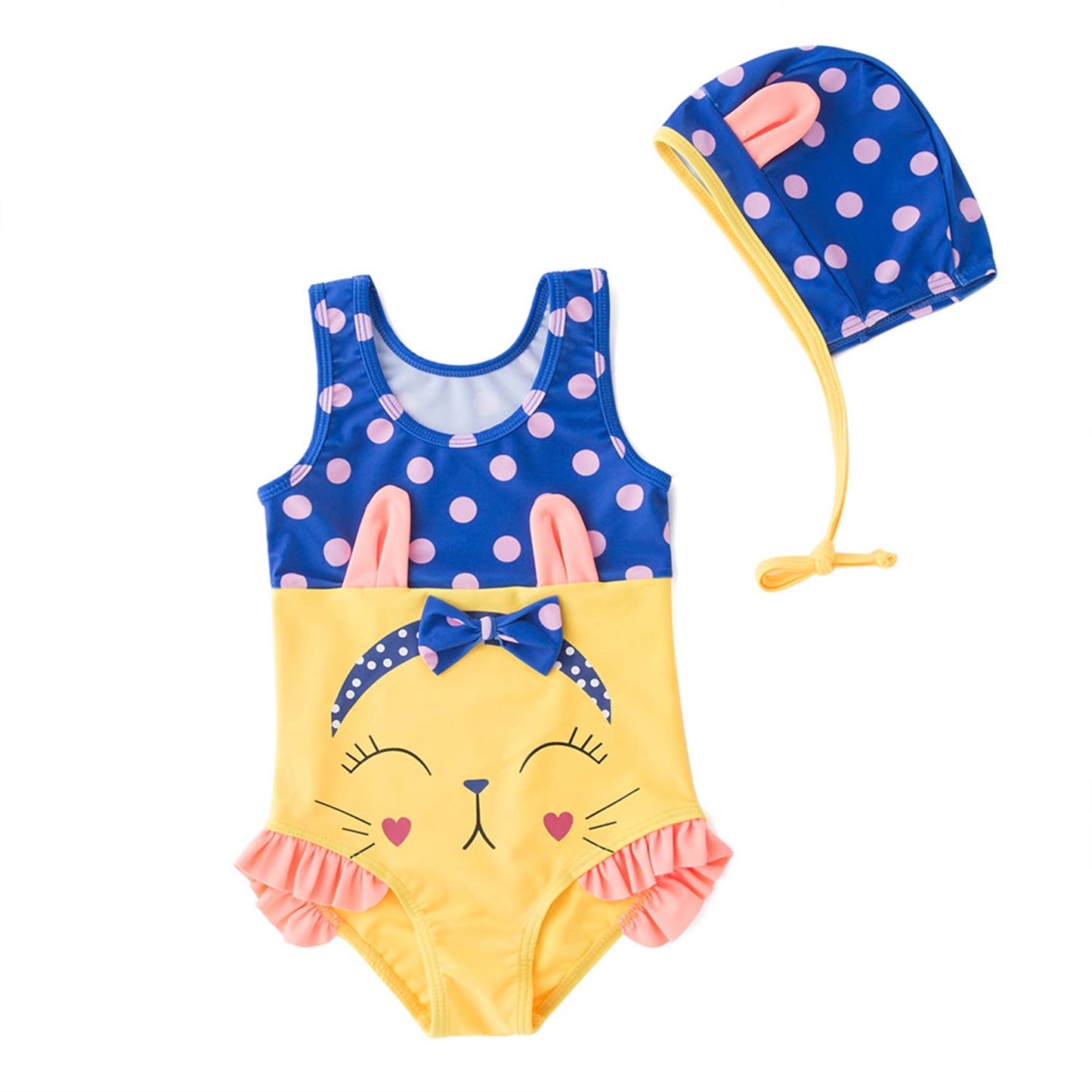 Kitty 2pcs Girl Swimwear Set