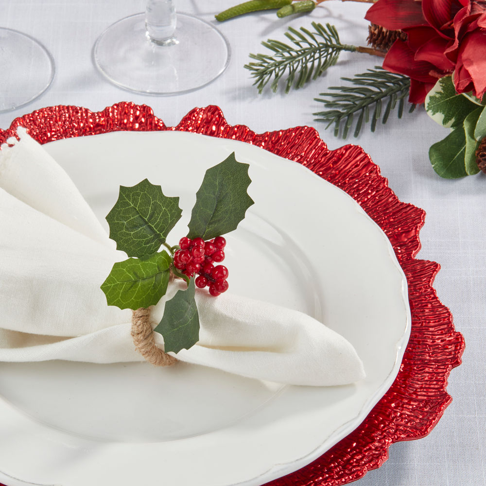 Red Berry Napkin Ring