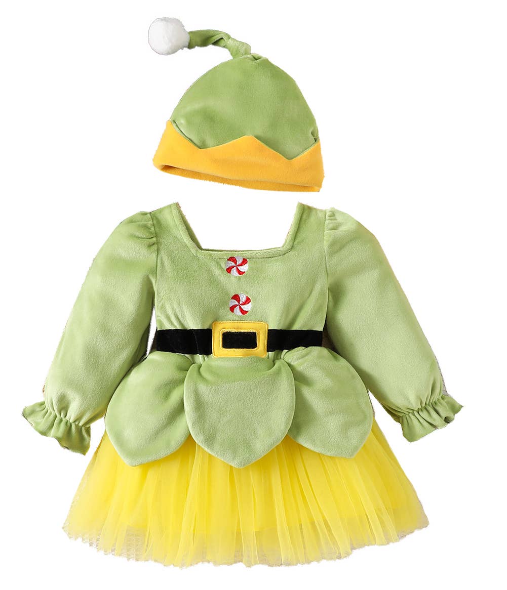 ELF Dress Tutu Costume Dress and Hat