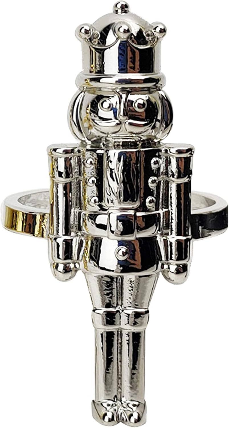 Silver Nutcracker Napkin Ring