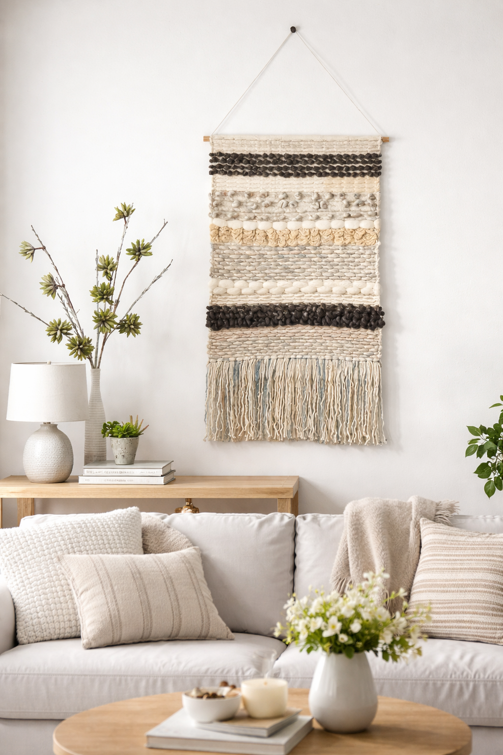 Textured Woven 47"L Wall Hanging