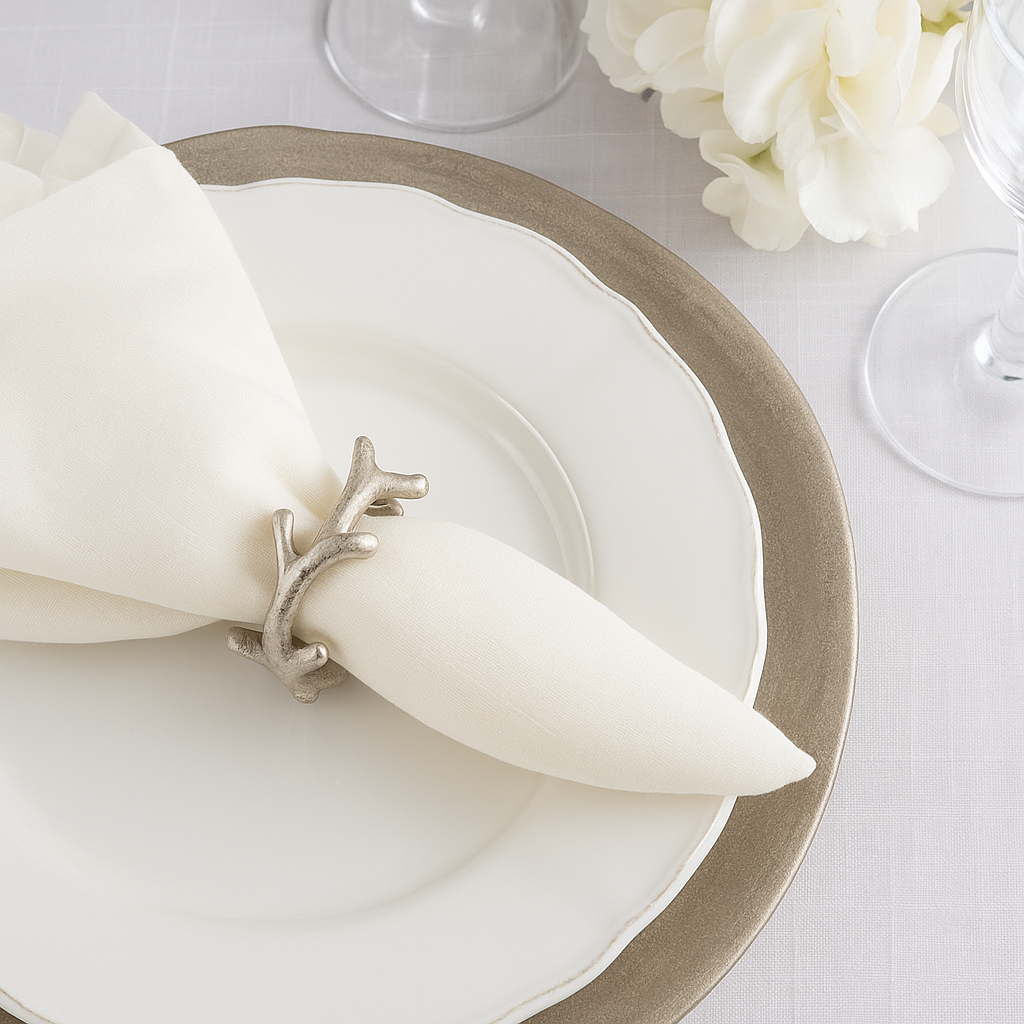 Bronze Twigs Aluminum Napkin Ring