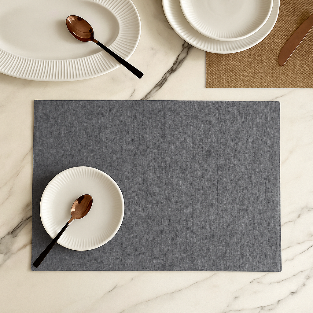 Grey Everyday Design 14"x20" Placemat