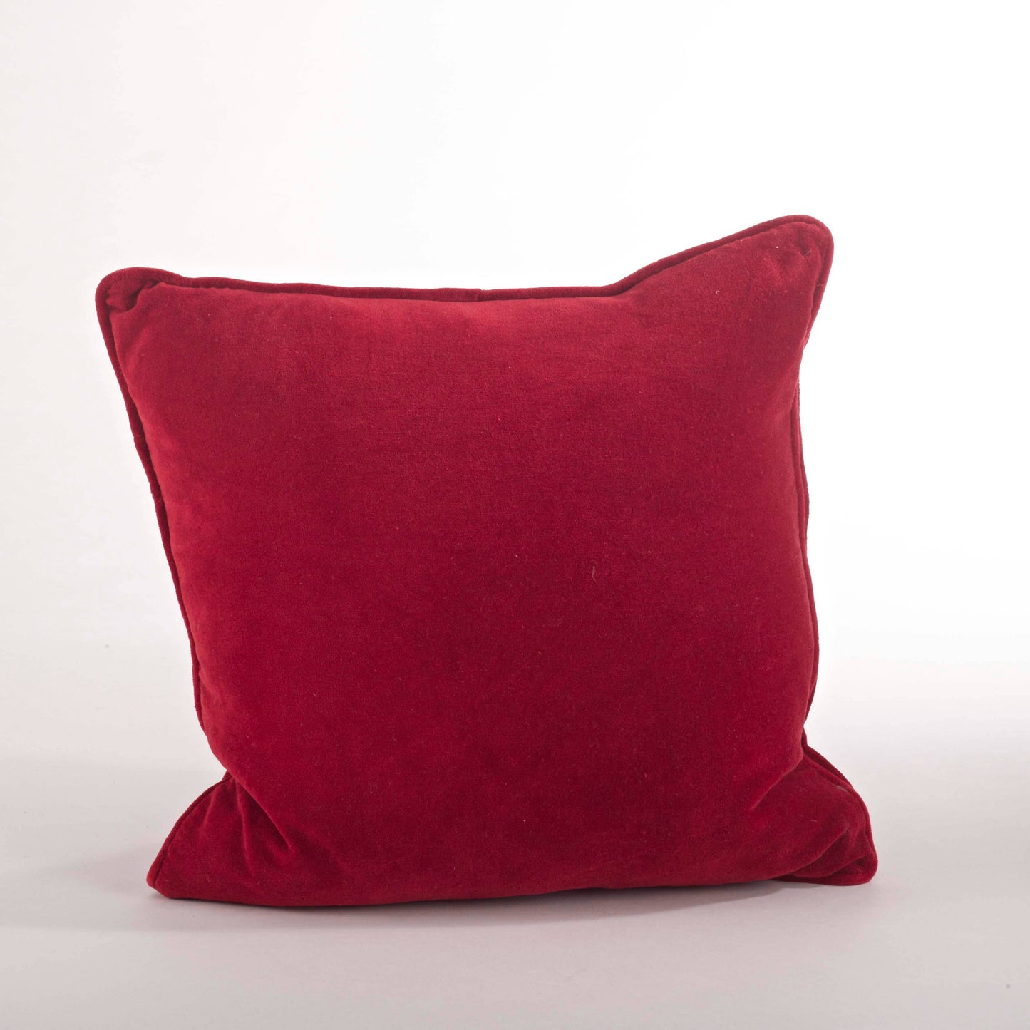 1176 - Rouge Classic Velvet Down-Filled Decorative Throw Pillow