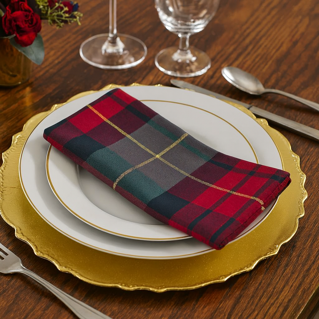Classic Tartan Plaid 20" Dinner Napkin