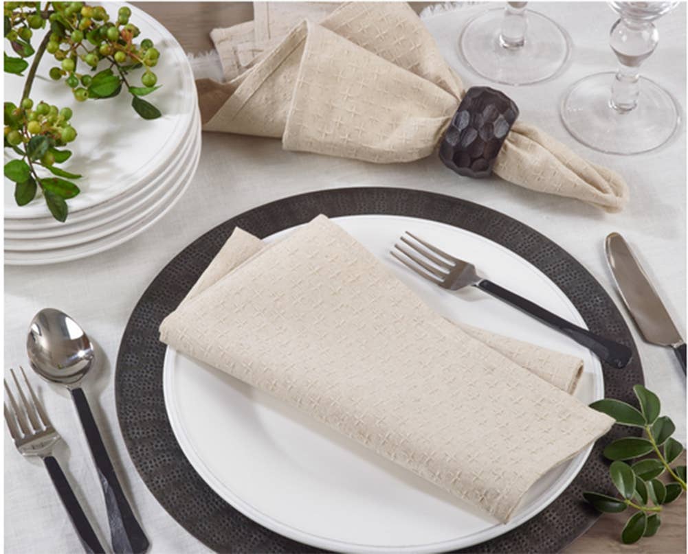 0220 - Classic Chenille Jacquard 20" Dinner Napkin