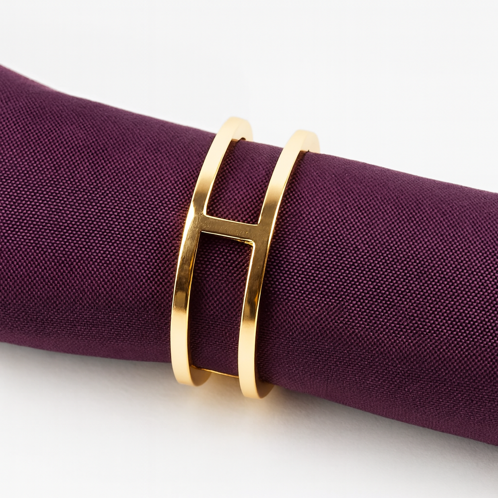 Classic Gold Bangle Napkin Holder