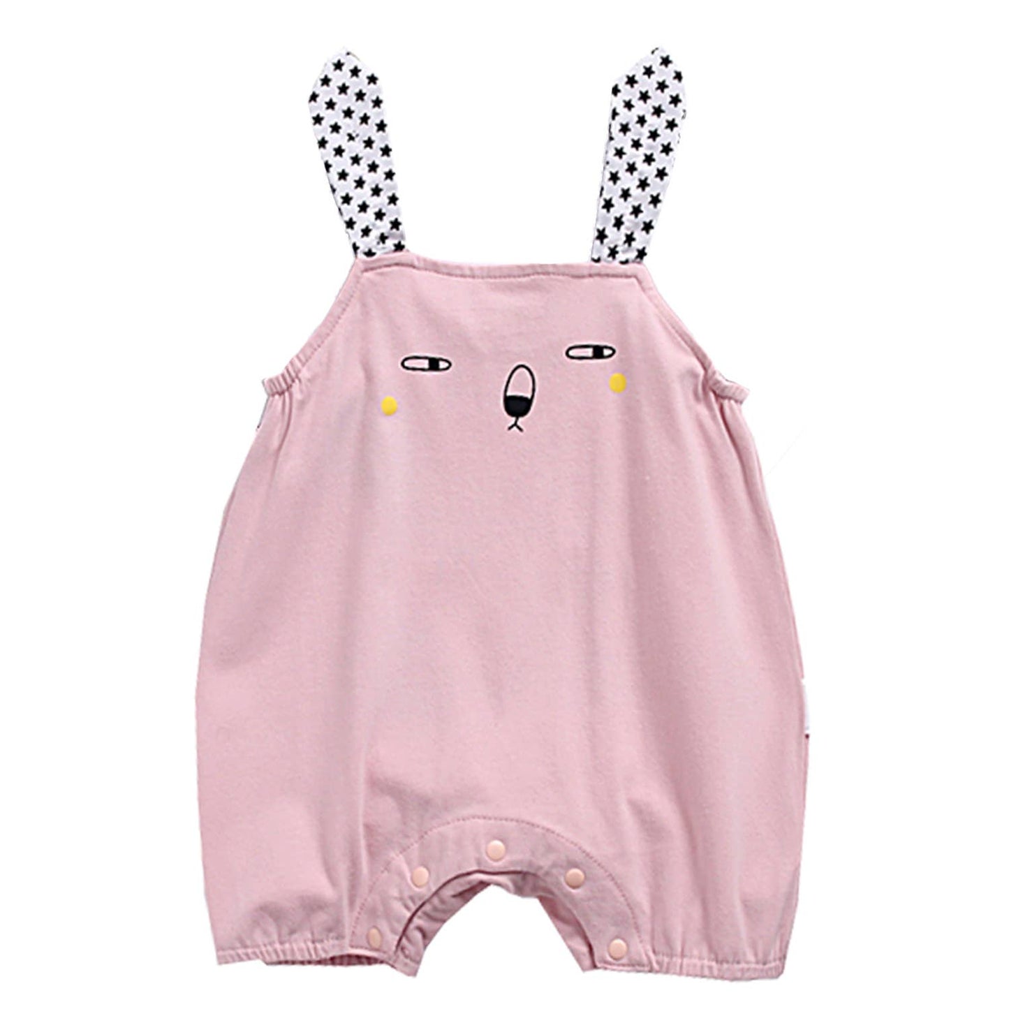 Pink Cute Animal Baby Jumpsuit