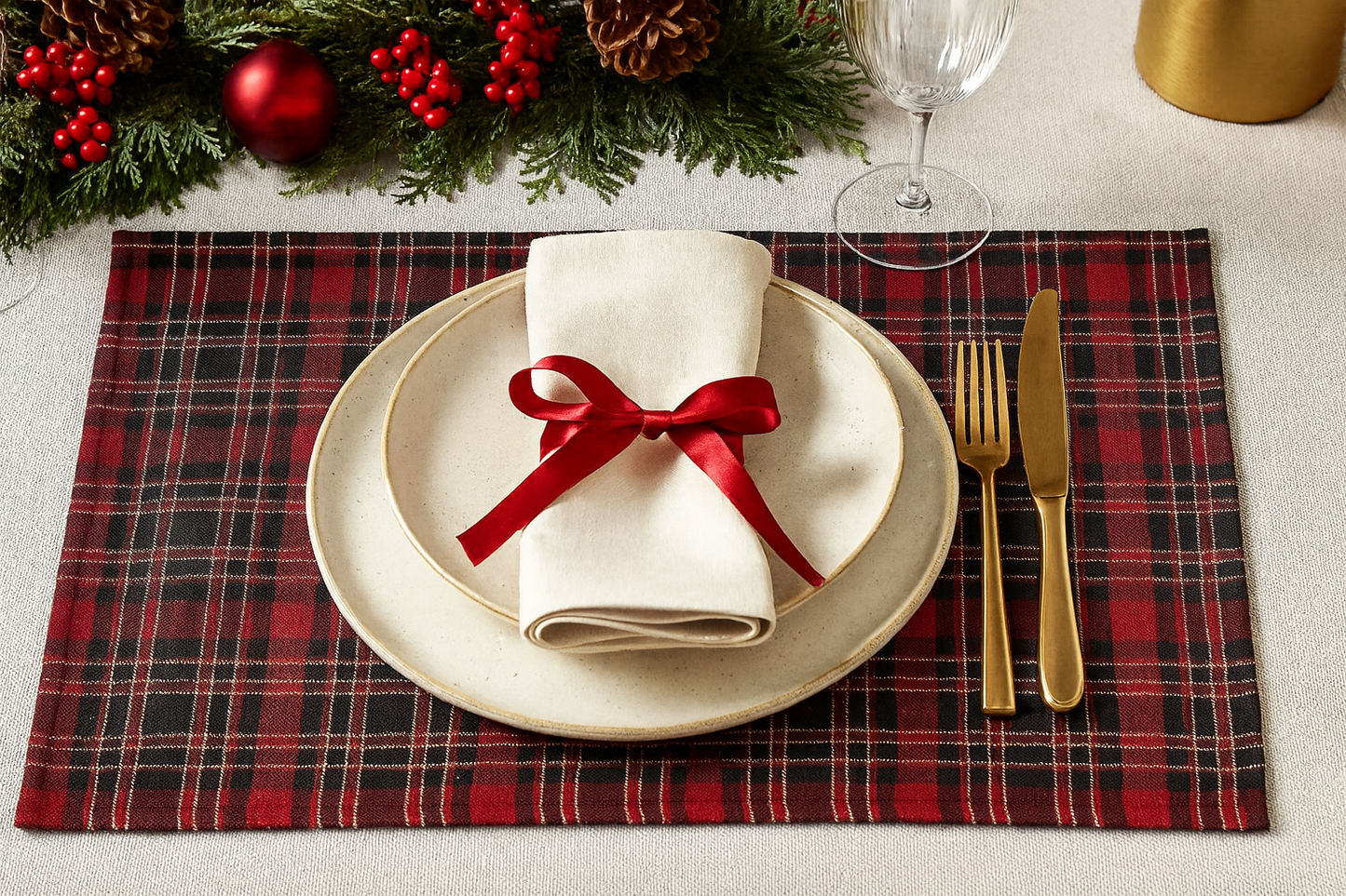 2669 - Classic Tartan Plaid 13"X19" Placemat