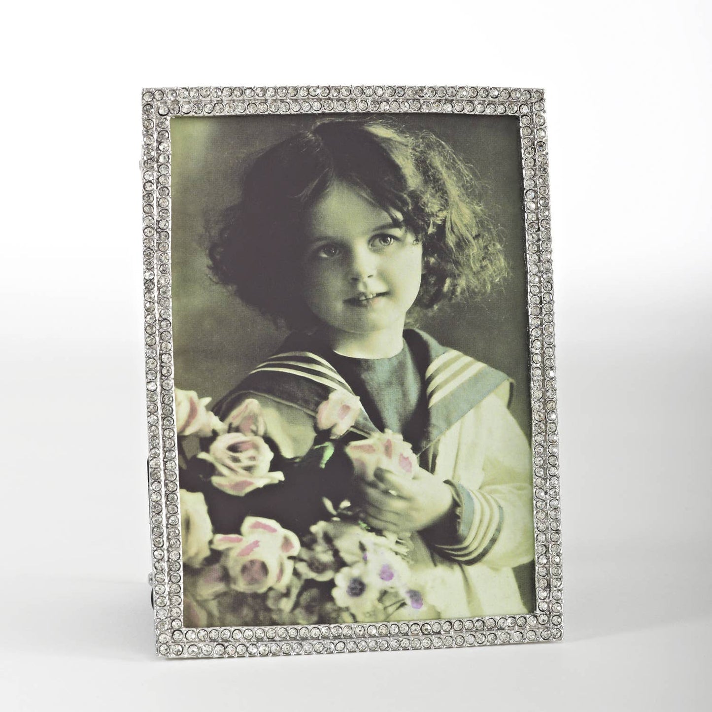 Sparkling Diamond Design Tabletop Photo Frame - 5"x7"