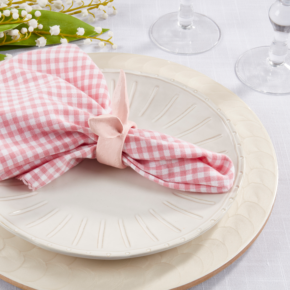 Pink Bunny Ears Napkin Ring