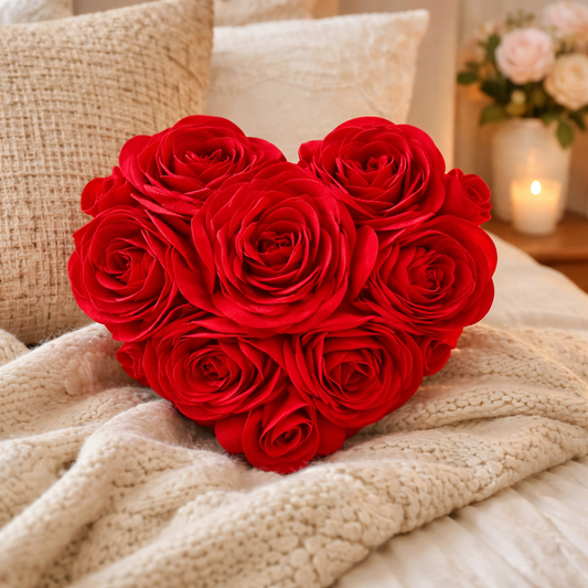 Red Heart Felt Filled 13" Pillow