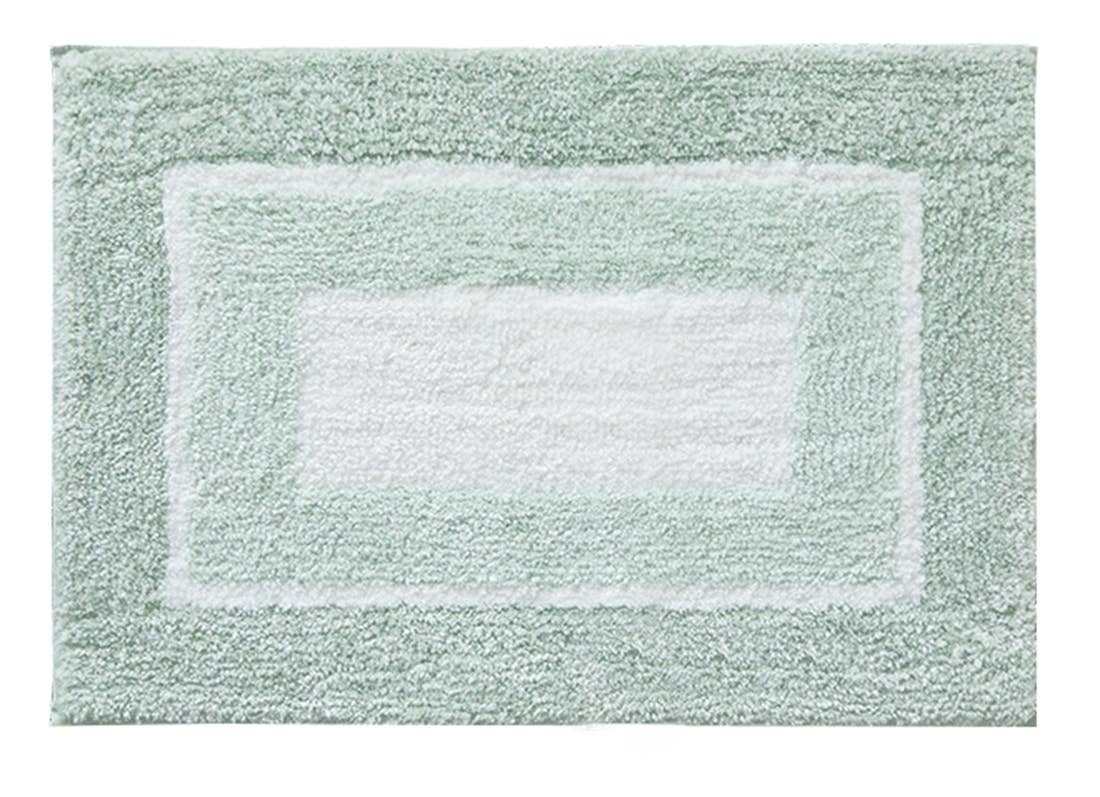 Green-White Soft Shag 16"x24" Area Rug Indoor Plush Mat