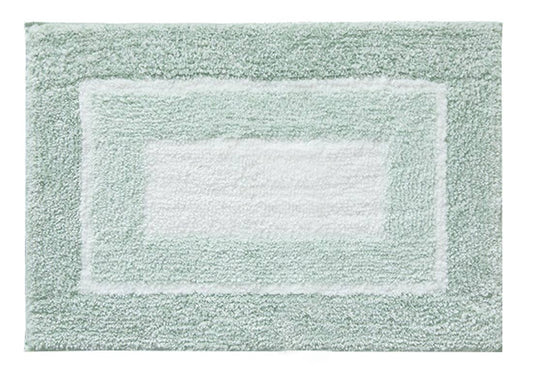 Green-White Soft Shag 16"x24" Area Rug Indoor Plush Mat