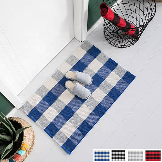 Buffalo Plaid Area Rug 24"x35" Small Area Rug