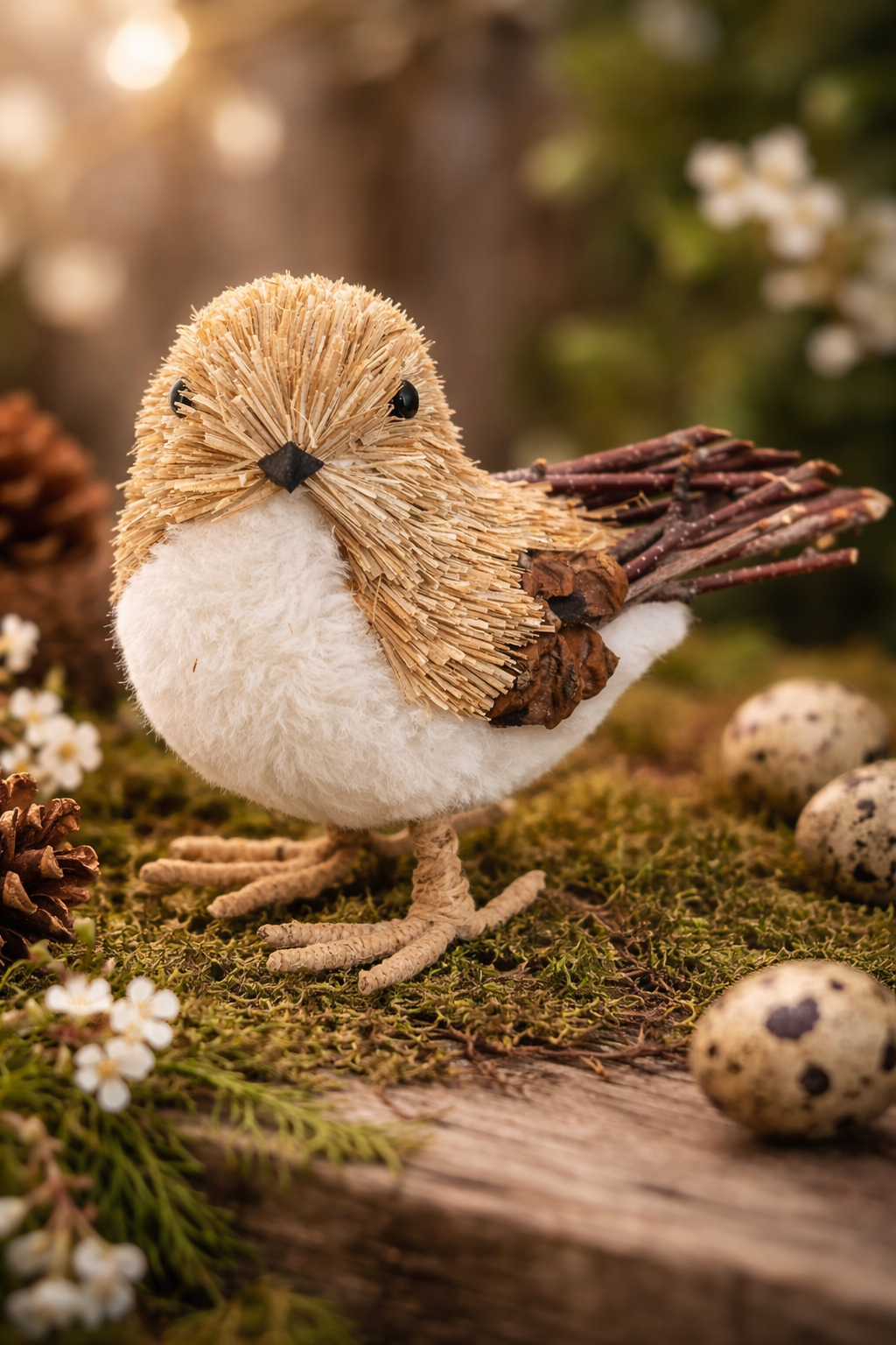 4"H Standing Bird Figureine