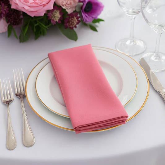321 - Pink Solid 20" Dinner Napkin