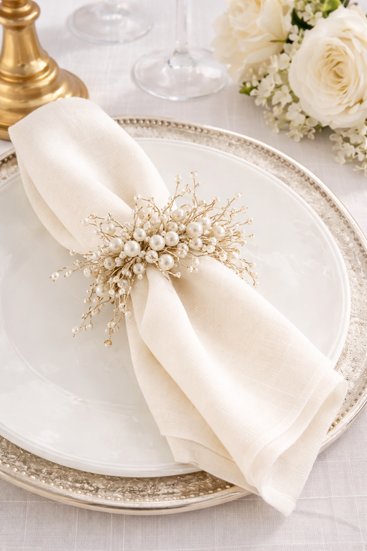 Ivory Pearl Napkin Ring