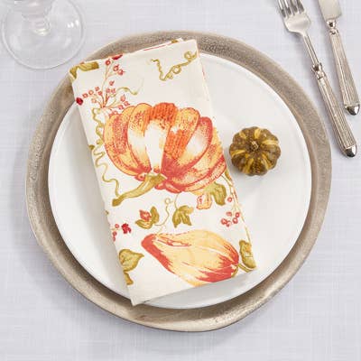 6946 - Pumpkin Cotton 20" Dinner Napkin