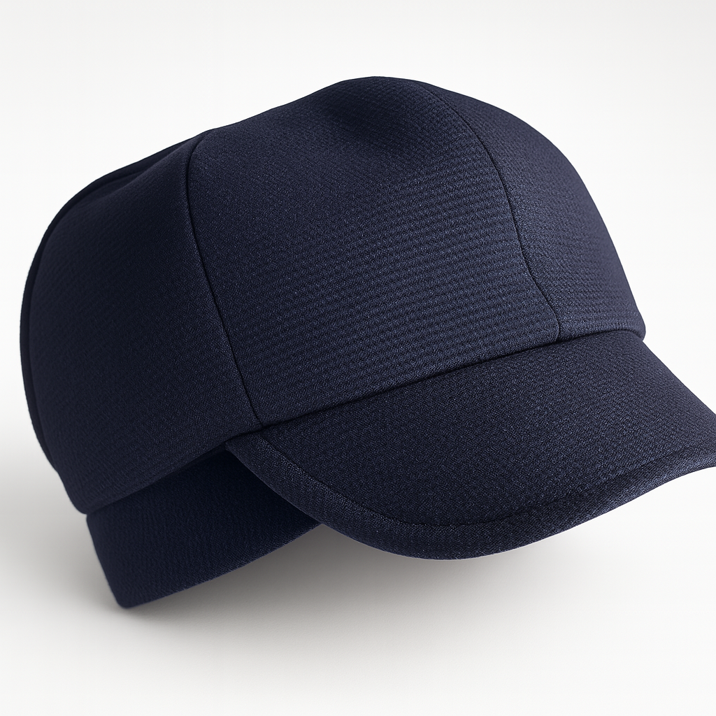 Navy Blue Classic Baby Cotton Hat (3-12 Months)