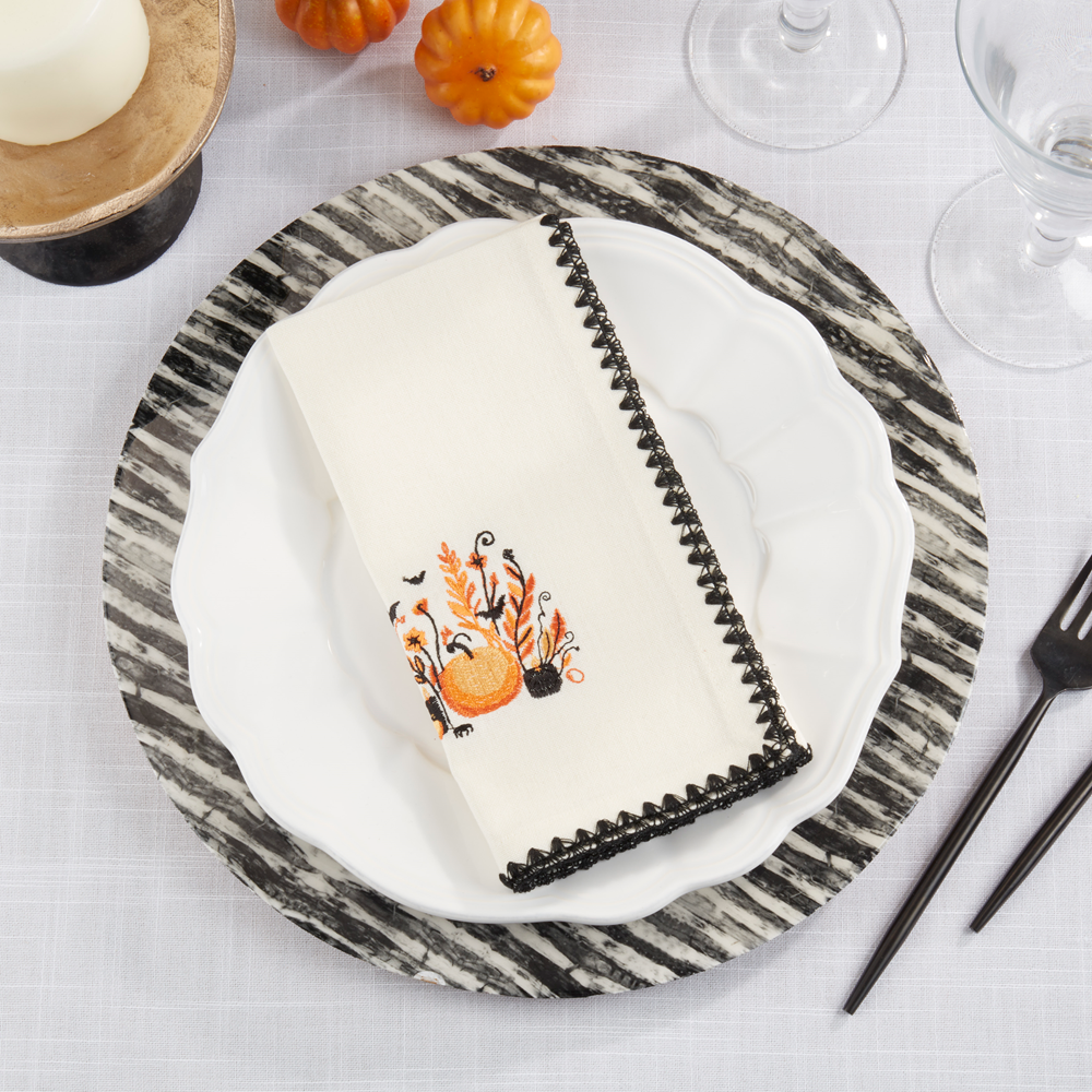 3616 - Halloween Town Cotton 18" Dinner Napkin