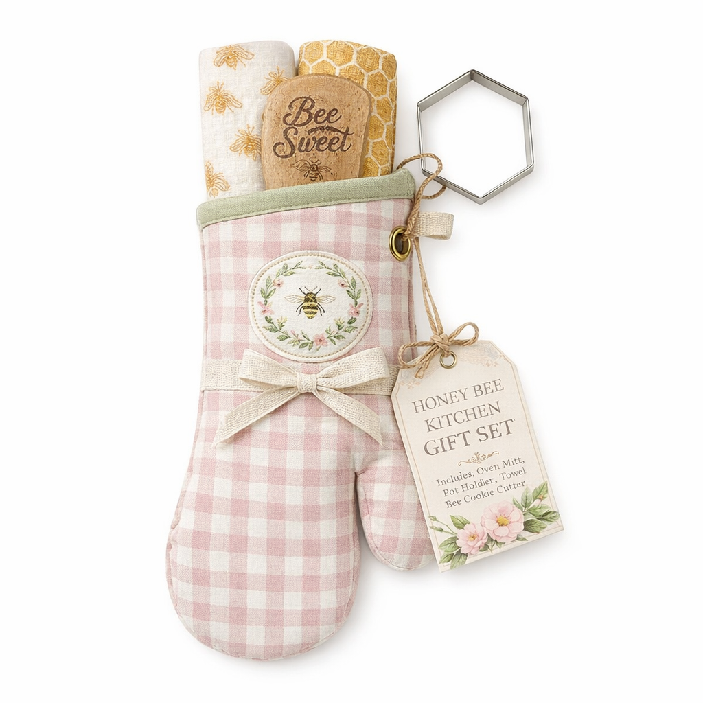 Honey Bee Sweet 5-Piece Kitchen Set