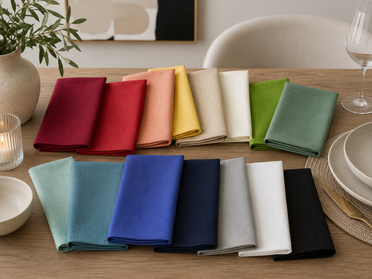 Everyday Solid Pure Cotton 20" Dinner Napkin