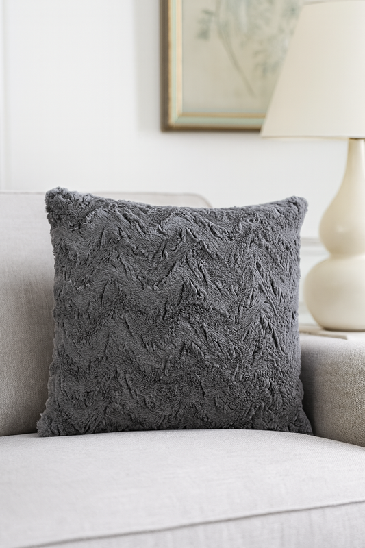 TH914 - Petrol Blue Flush 18" Filled Decorative Throw Pillow