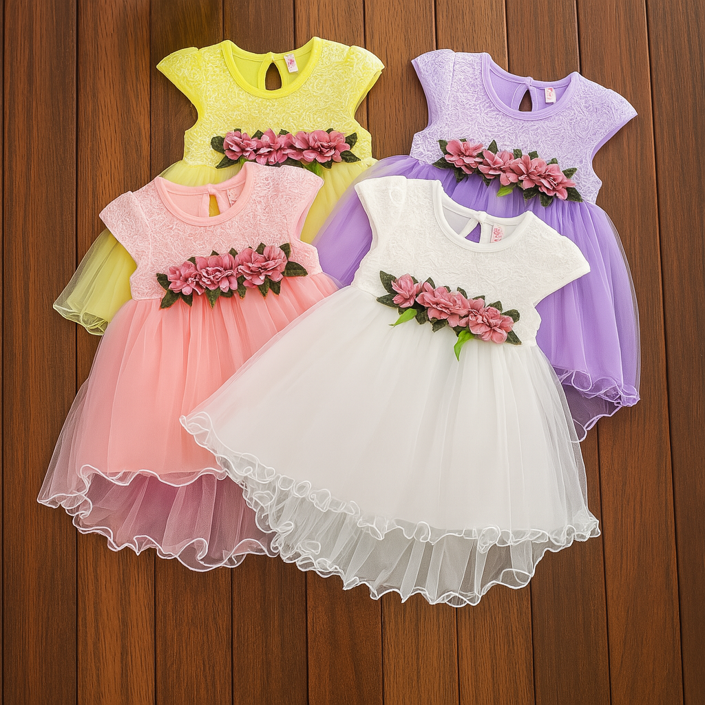 Lace Tulle Baby Flower Girl Dress