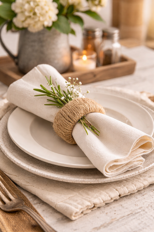 Classic Jute Napkin Ring