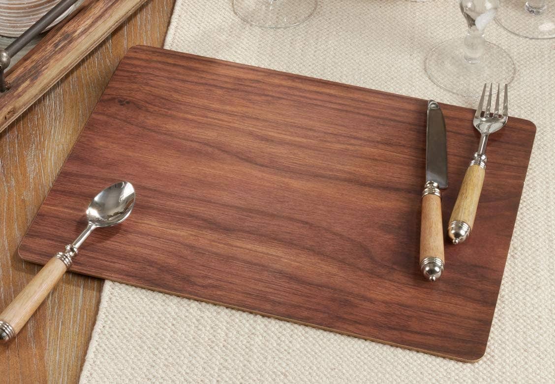 2876 - Brown MDF & Cork 12"x16" Placemat